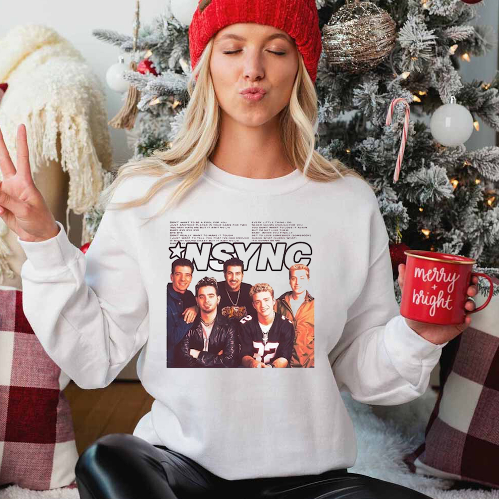 NSYNC Classic 90S Boy Band Pop Music Fan Retro Cozy Sweatshirt